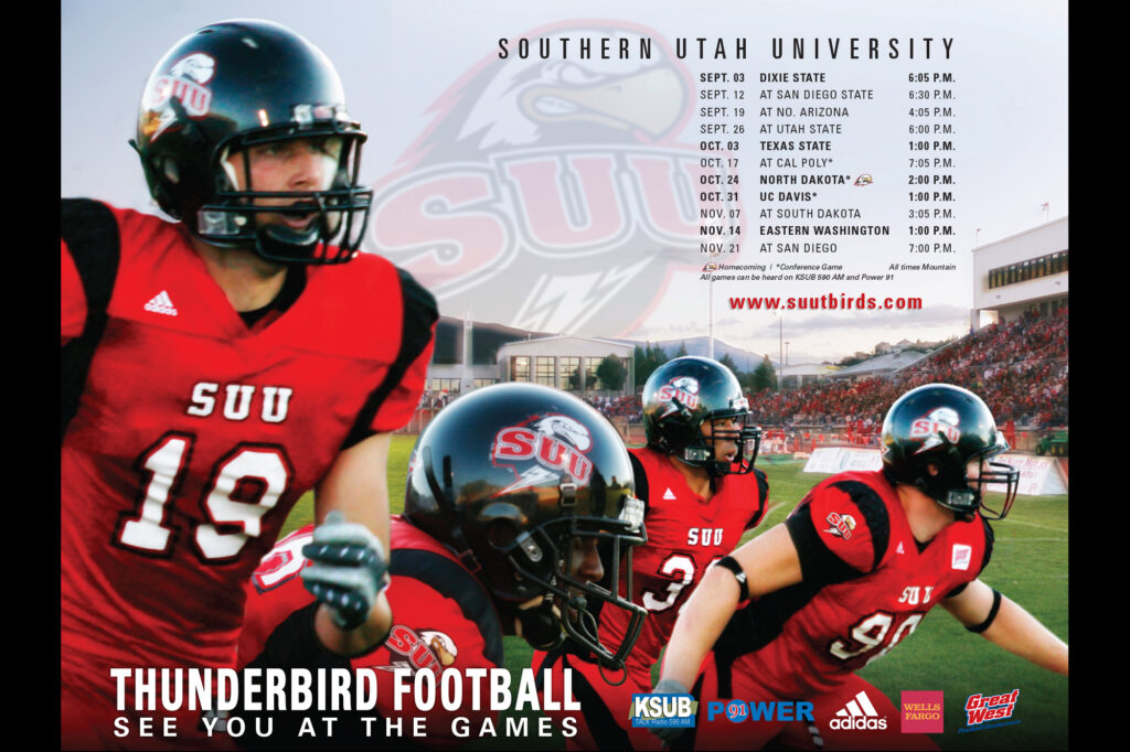 2009 SUU Football Poster.