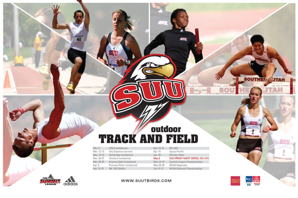 2011 SUU Track Schedule Poster