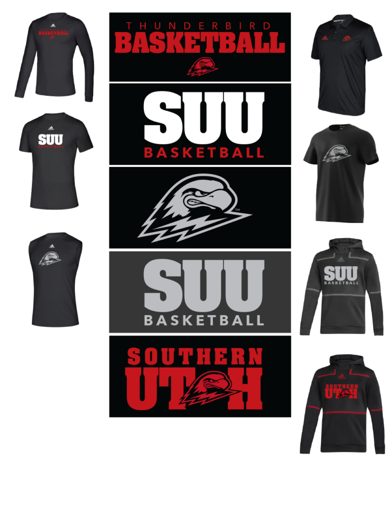 Adidas Team Gear apparel designs.