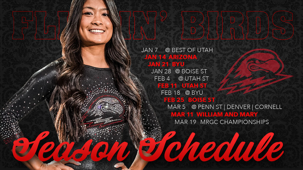 Gymnastics Season Schedule Graphic