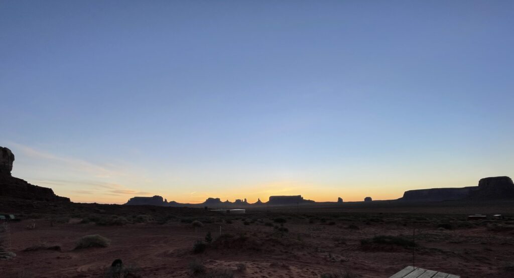 2023 – Sunrise, Monument Valley