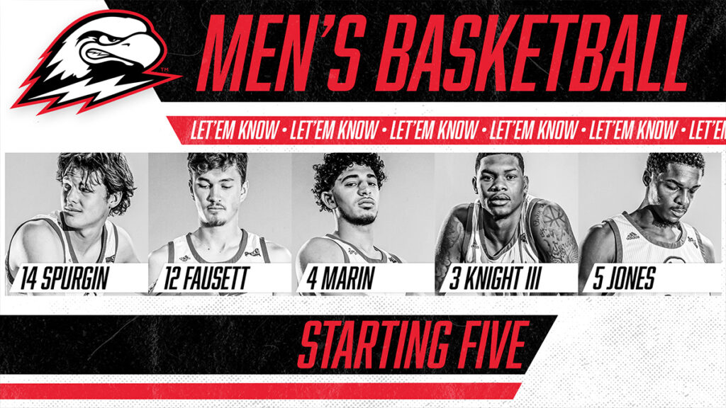 Basketball Starting Line-Up Graphic