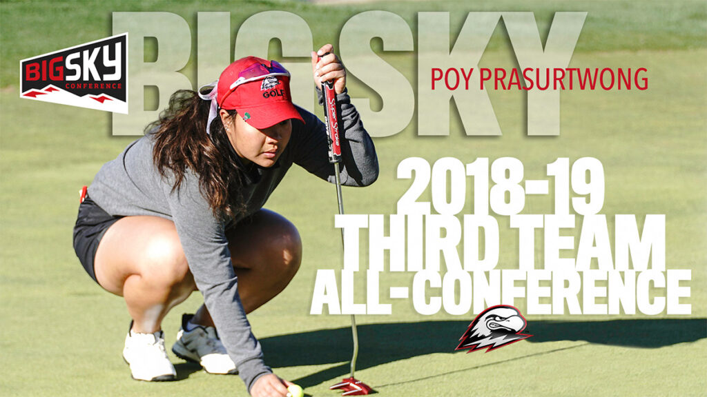 Women's Golf Poy Big Sky All-Conference Graphic