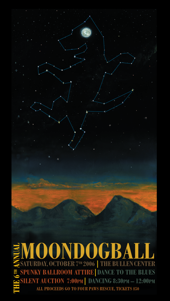 Moondog Ball Event Poster